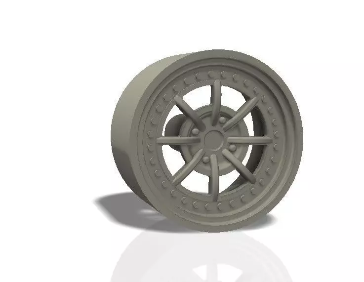 8 spokes rim - print model 3D print model_0