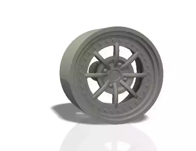8 spokes rim - print model