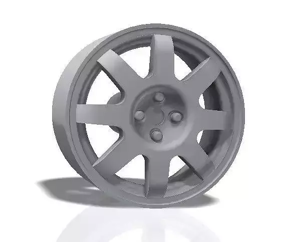 8 spokes rim- print model