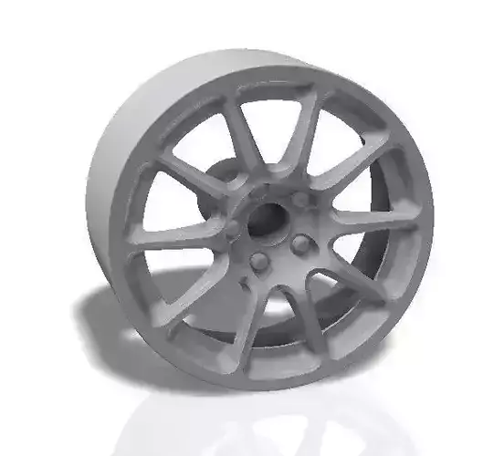 10 spokes rim - print model