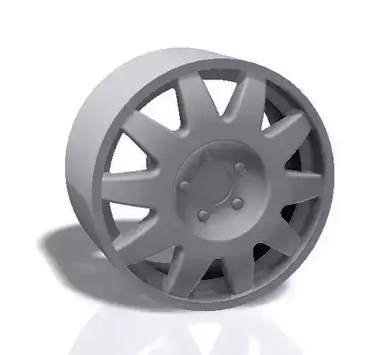 10 spokes rim - print model