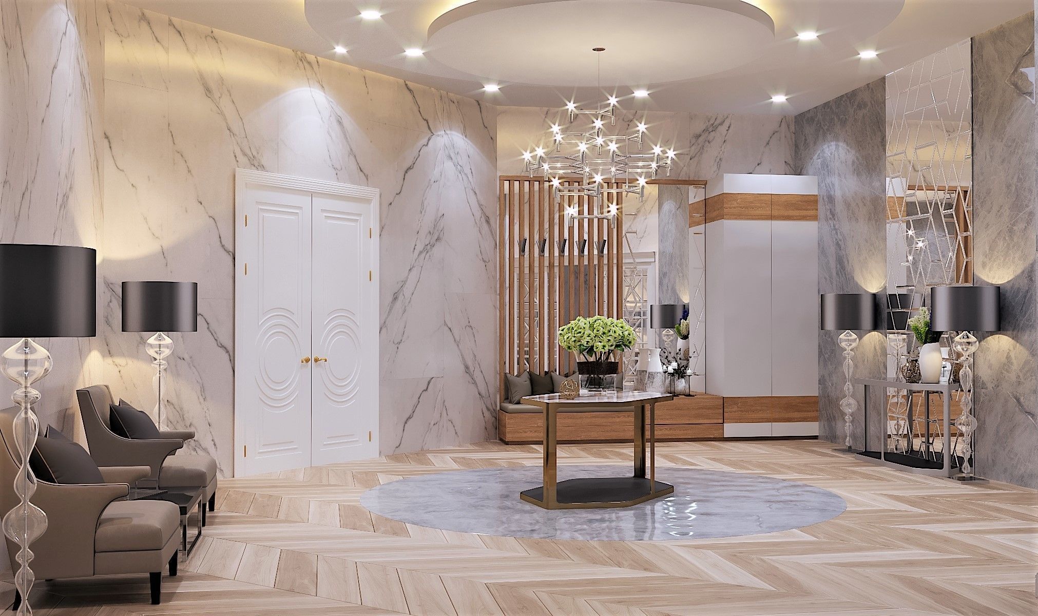 Lobby Entrance 3D model_1