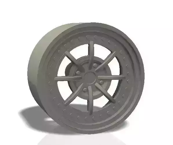 8 spokes rim - print model