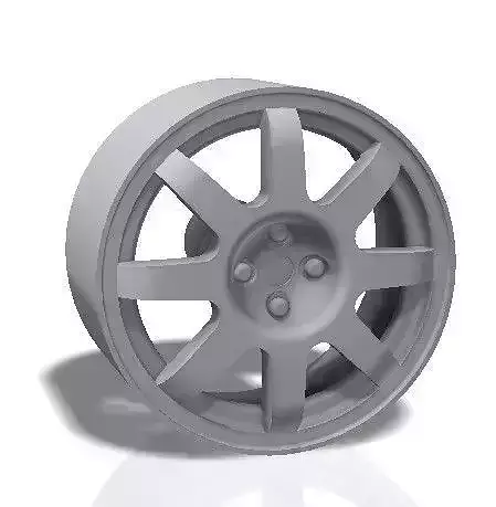 8 spokes rim - print model
