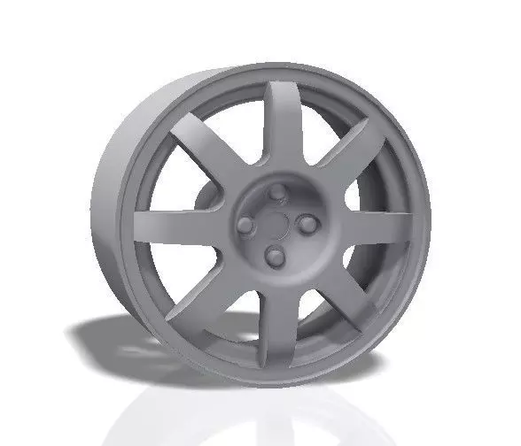 8 spokes rim - print model 3D print model_0
