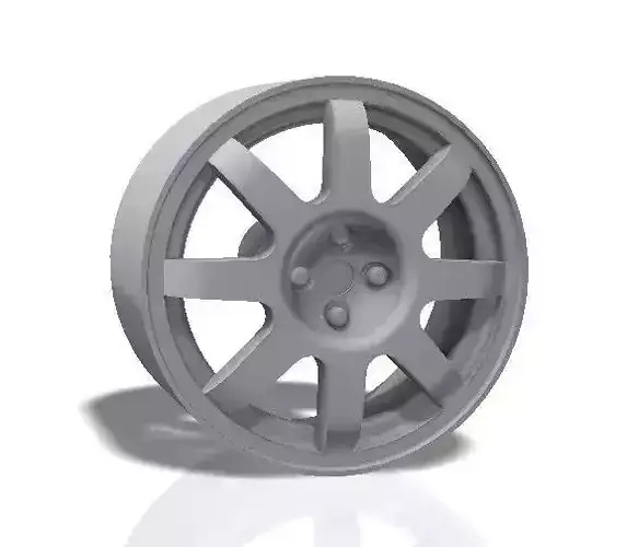 8 spokes rim - print model