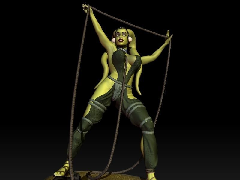 Oola Slave Standing 3D Model 3D Printable CGTrader oola-slave-standing-3d-model-3d-printable-cgtrader