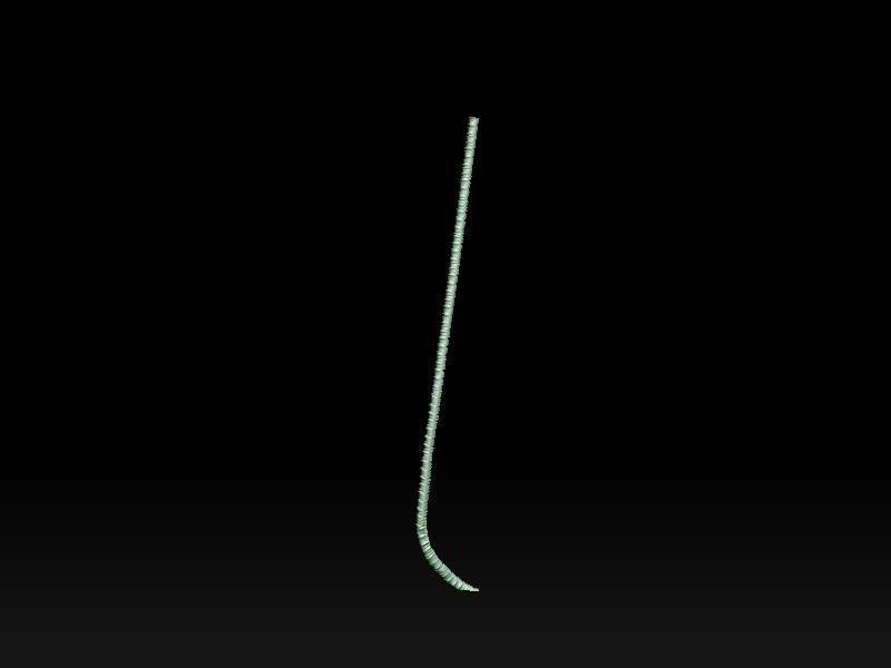 Oola slave standing 3D print model_35