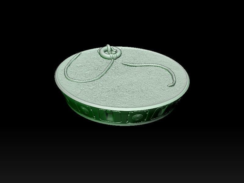 Oola slave standing 3D print model_20