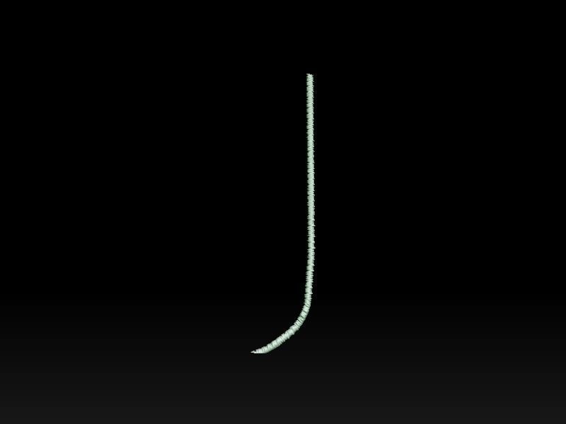 Oola slave standing 3D print model_34