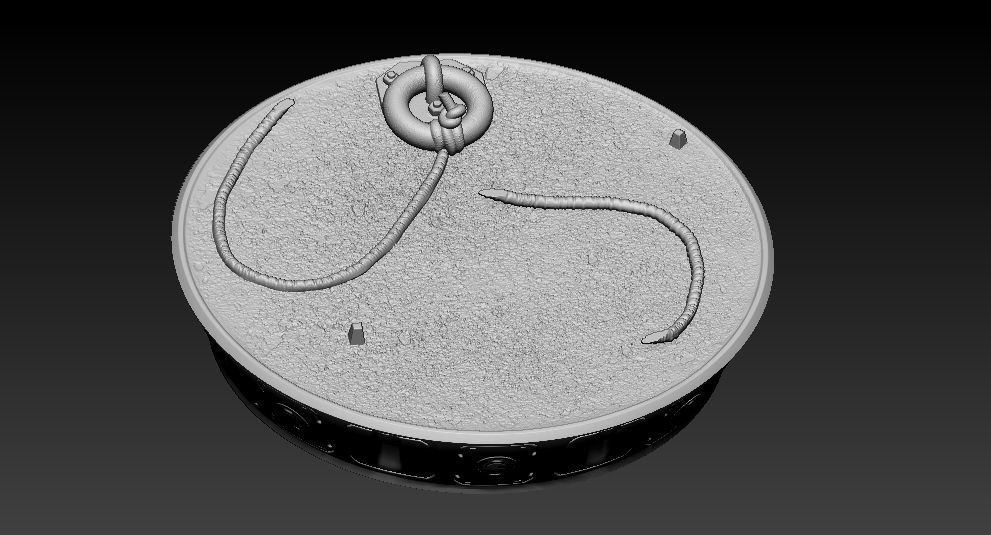 Oola slave standing 3D print model_19