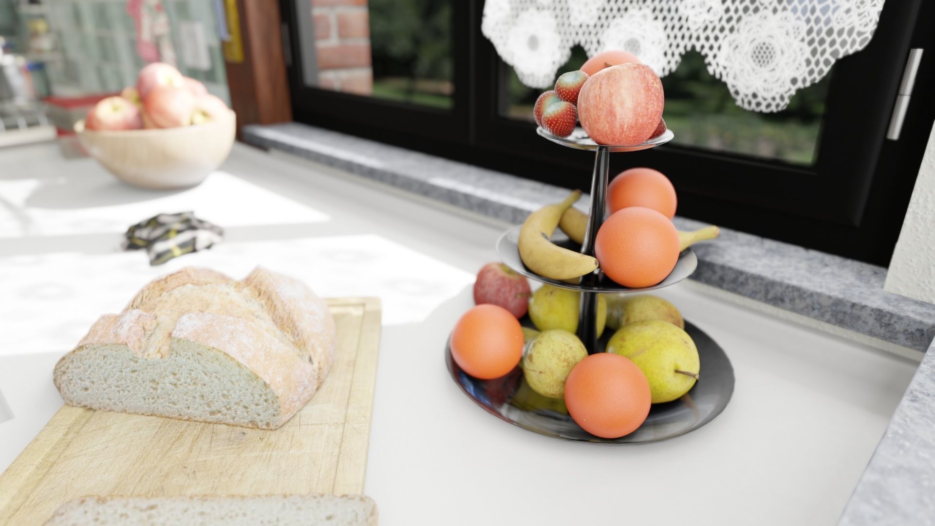 Fruit Bowl Free 3D model_14