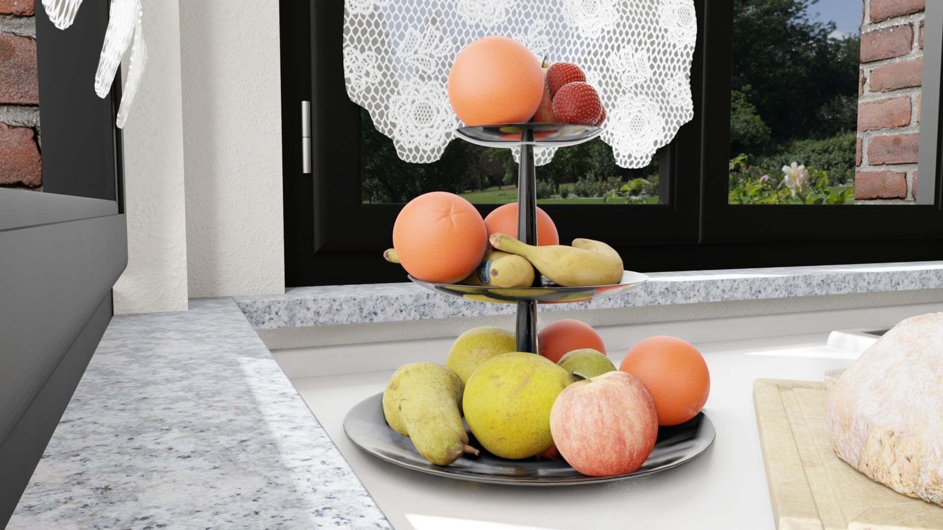 Fruit Bowl Free 3D model_15