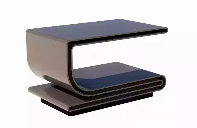 Curved Metal Table