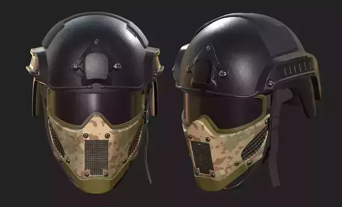 Helmet mask millitary combat soldier armor 