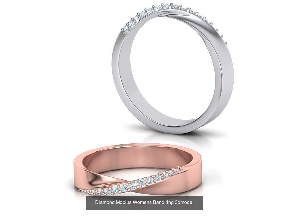 Mobius Wedding Set 3dmodels 3D Model Collection_5