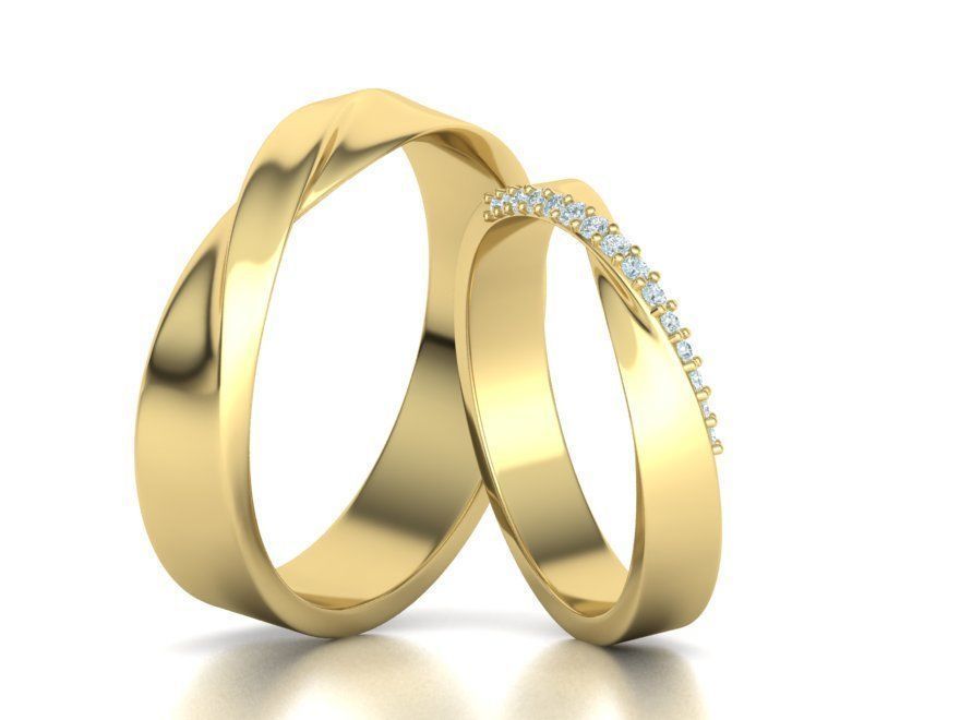 Mobius Wedding Set 3dmodels 3D Model Collection_3