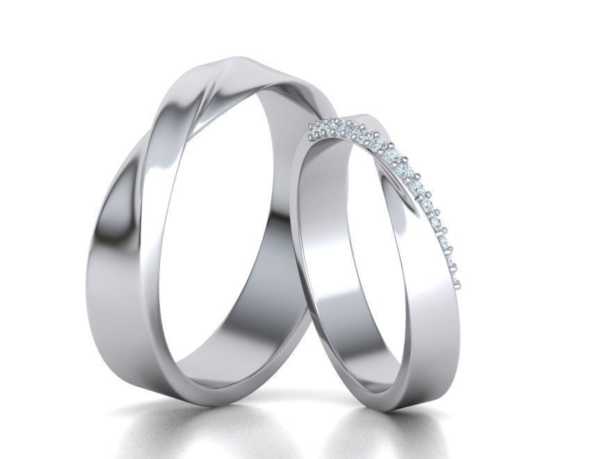 Mobius Wedding Set 3dmodels 3D Model Collection_2