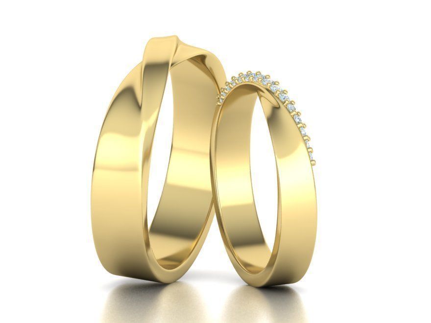 Mobius Wedding Set 3dmodels 3D Model Collection_9