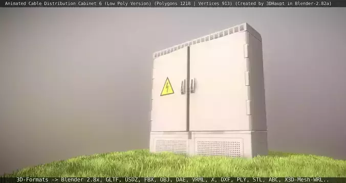 Animated Cable Distribution Cabinet 6