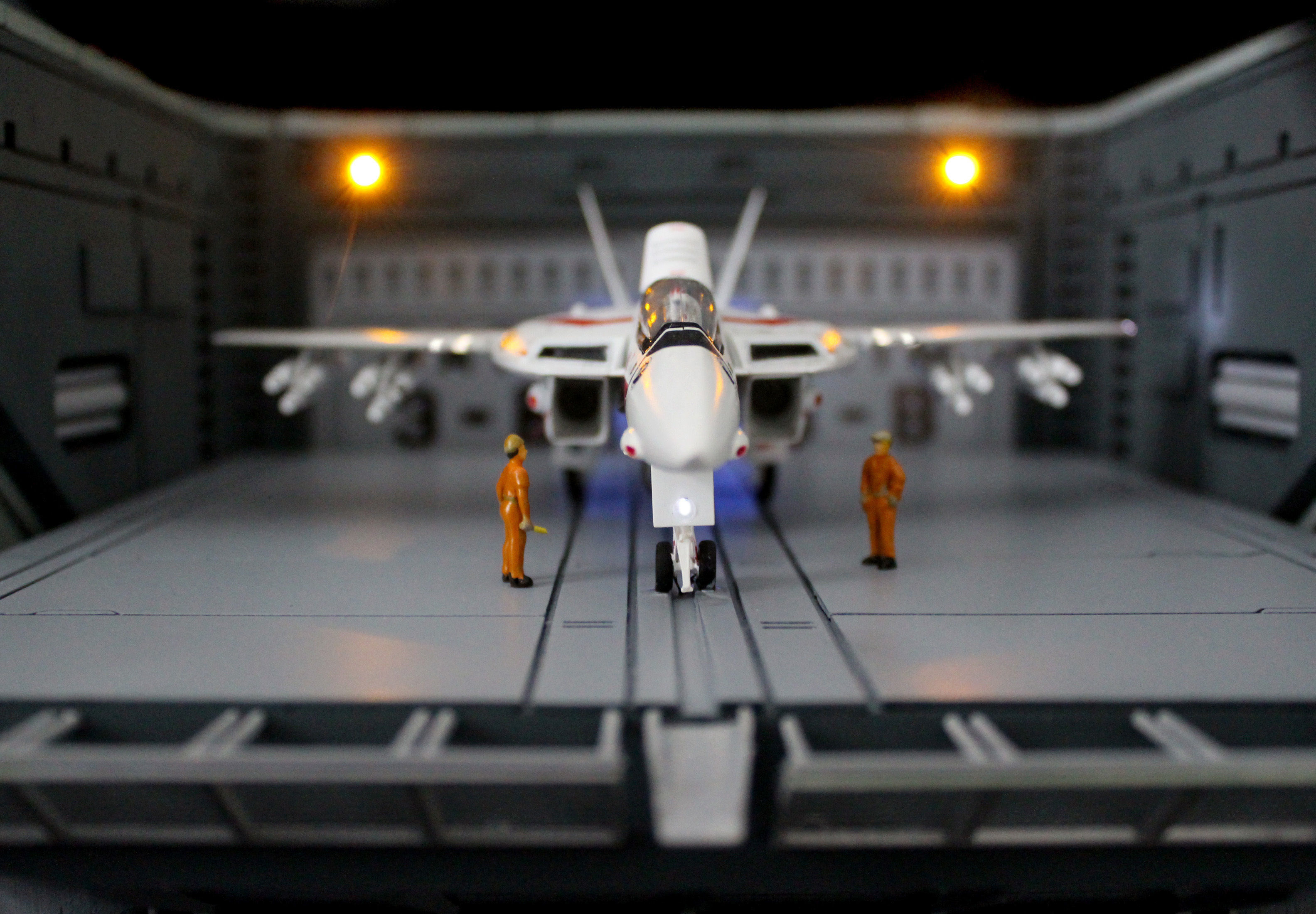 Set2 - Macross SDF-1 Prometheus Double Hangar elevator 3D print model_31