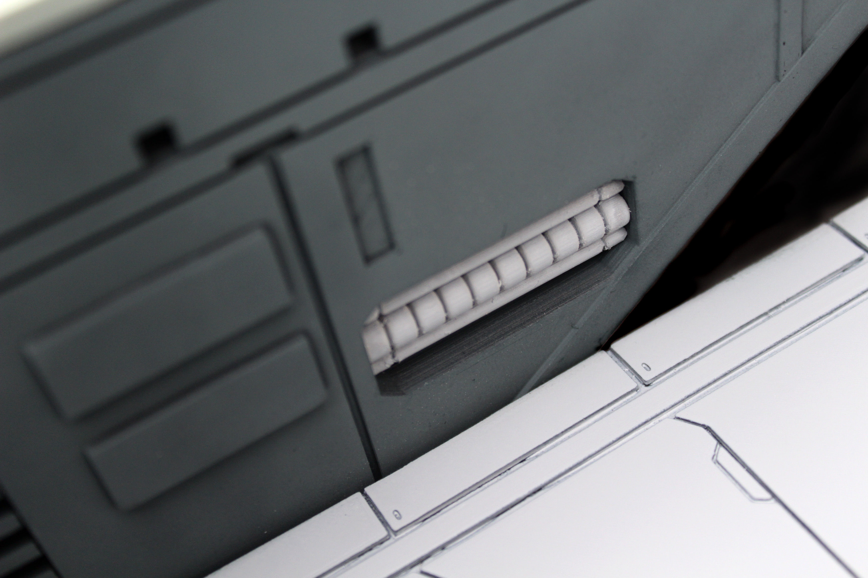 Set2 - Macross SDF-1 Prometheus Double Hangar elevator 3D print model_44