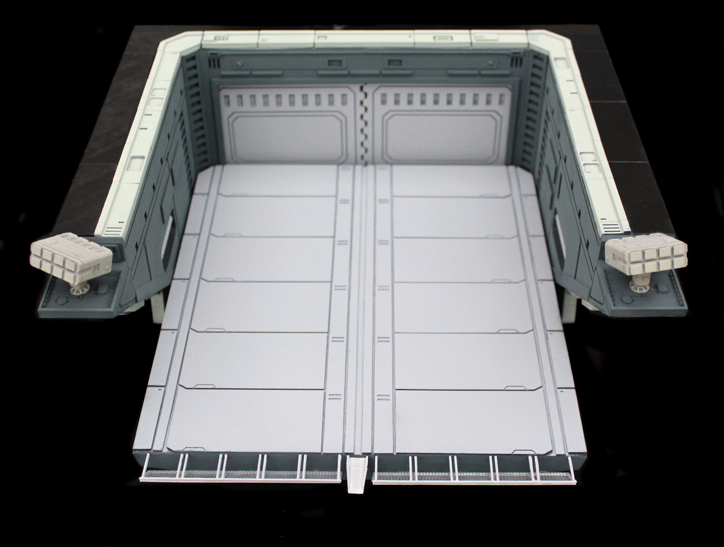 Set2 - Macross SDF-1 Prometheus Double Hangar elevator 3D print model_36