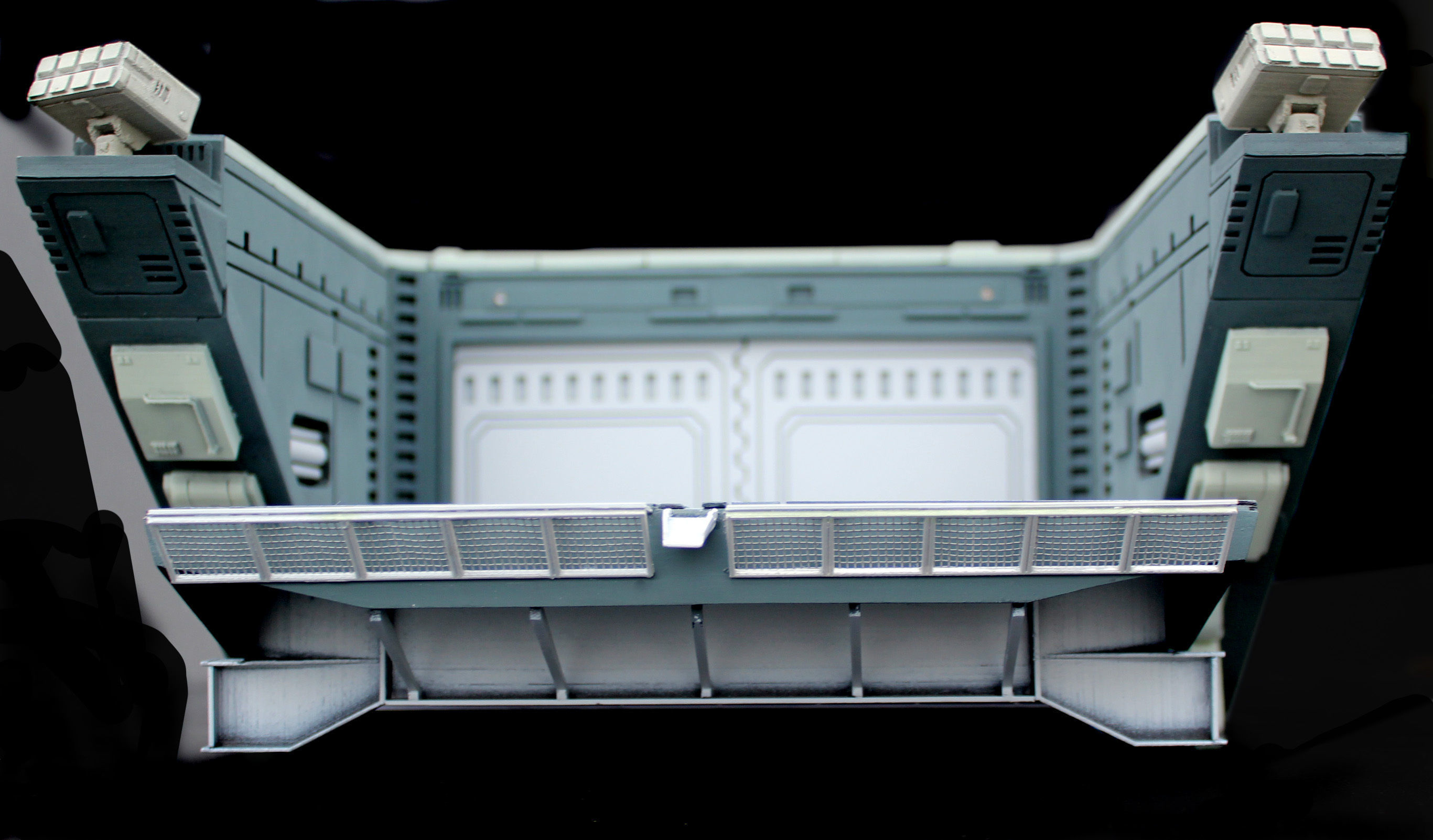 Set2 - Macross SDF-1 Prometheus Double Hangar elevator 3D print model_37