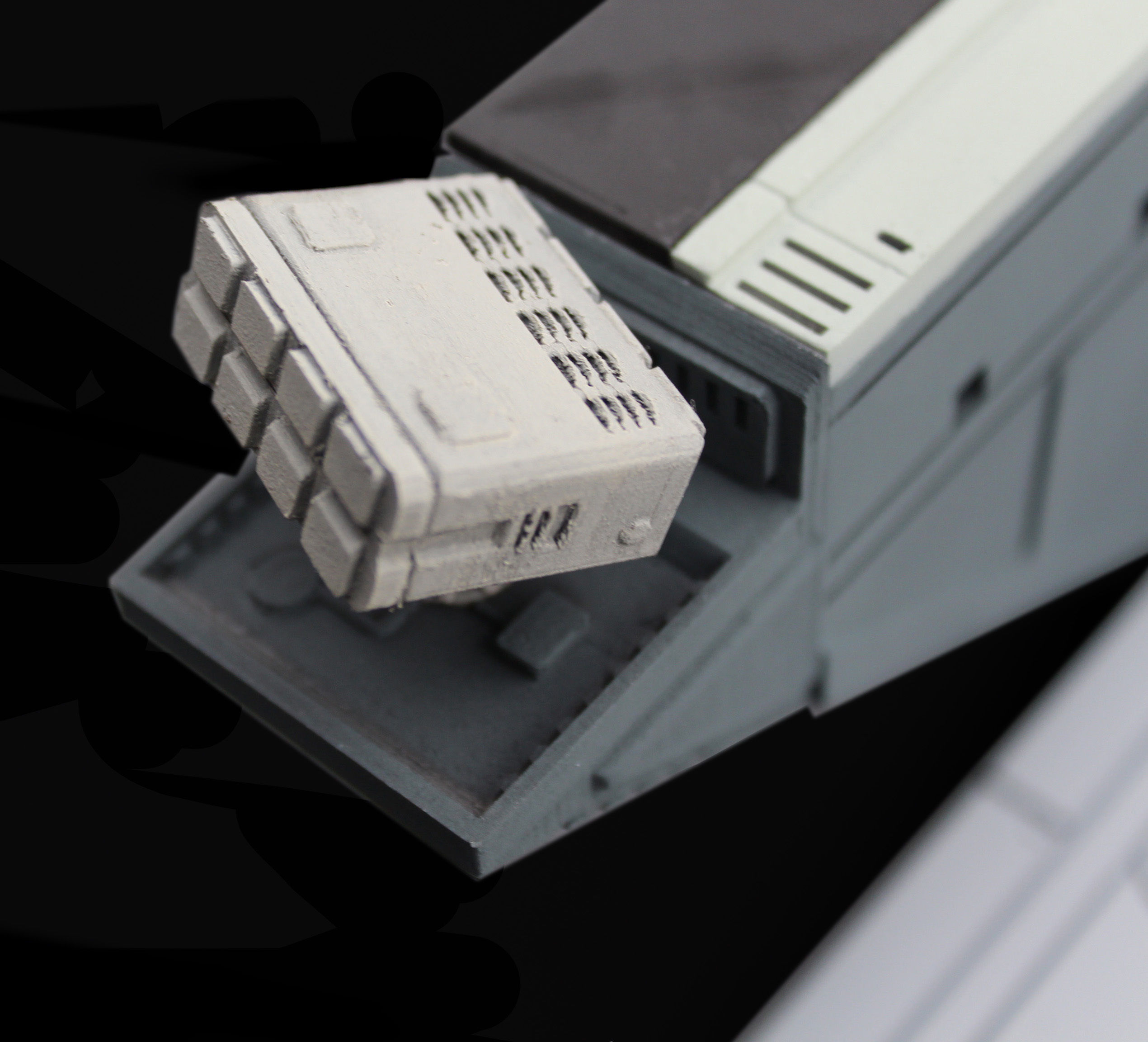 Set2 - Macross SDF-1 Prometheus Double Hangar elevator 3D print model_38