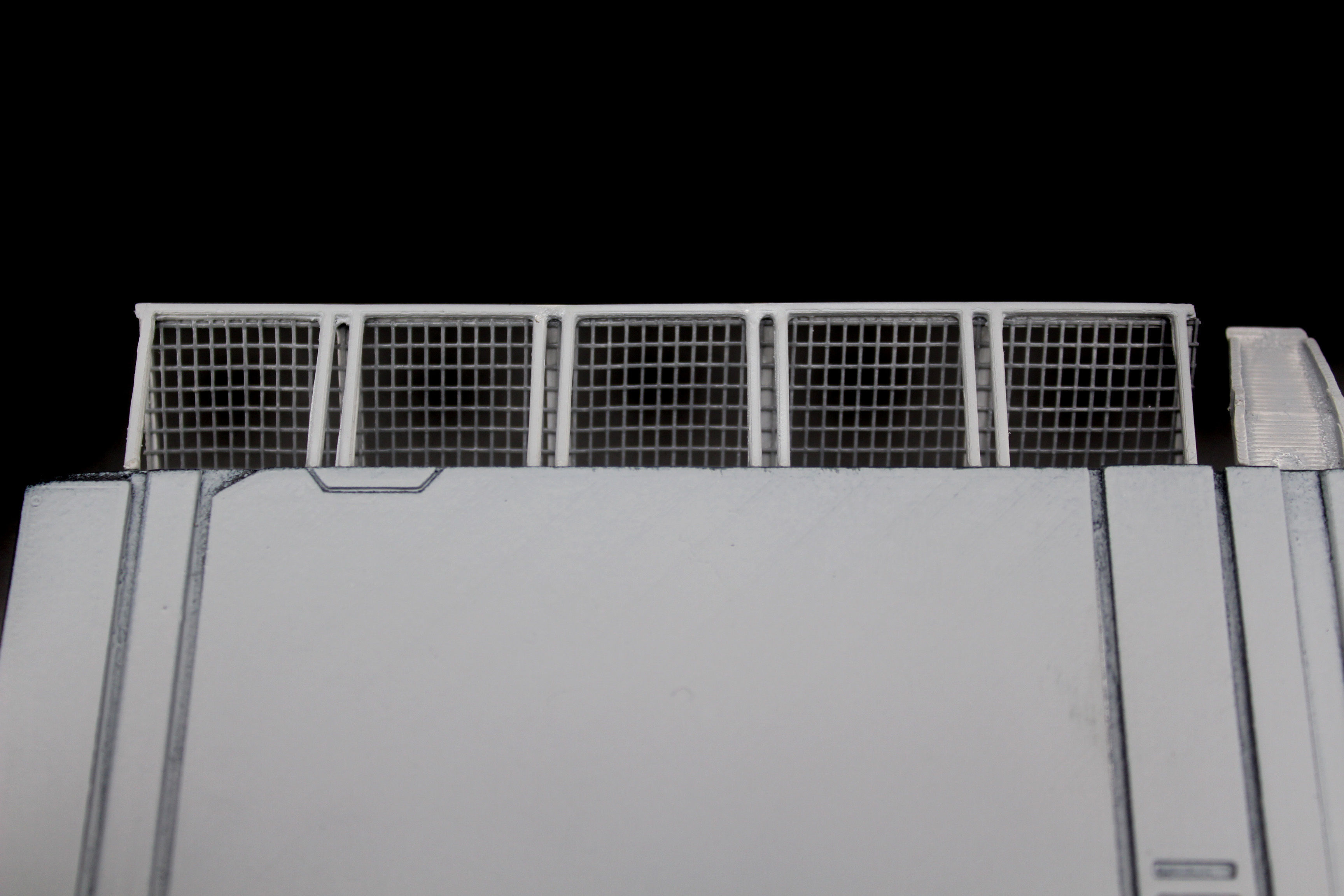 Set2 - Macross SDF-1 Prometheus Double Hangar elevator 3D print model_41