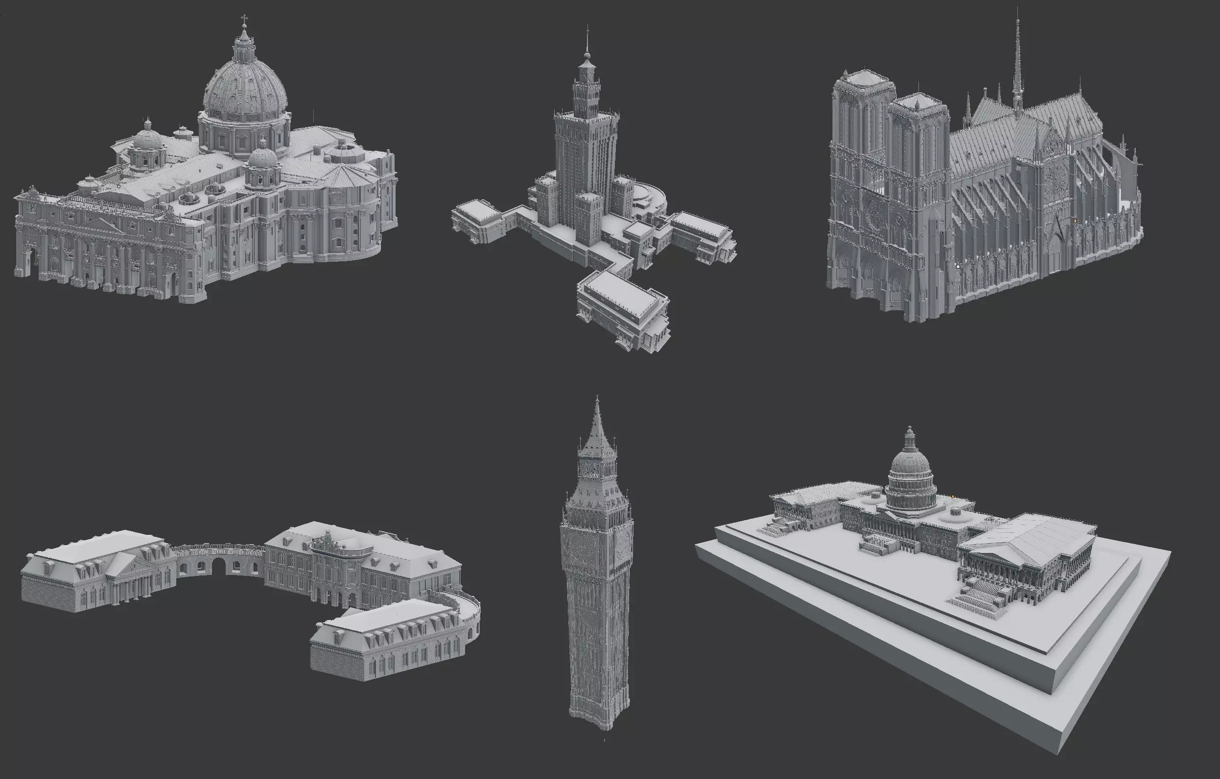 Architecture Pack  3D model_0