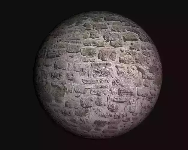 Masonry Stone Wall Texture- 3D Photorealistic Texture Texture