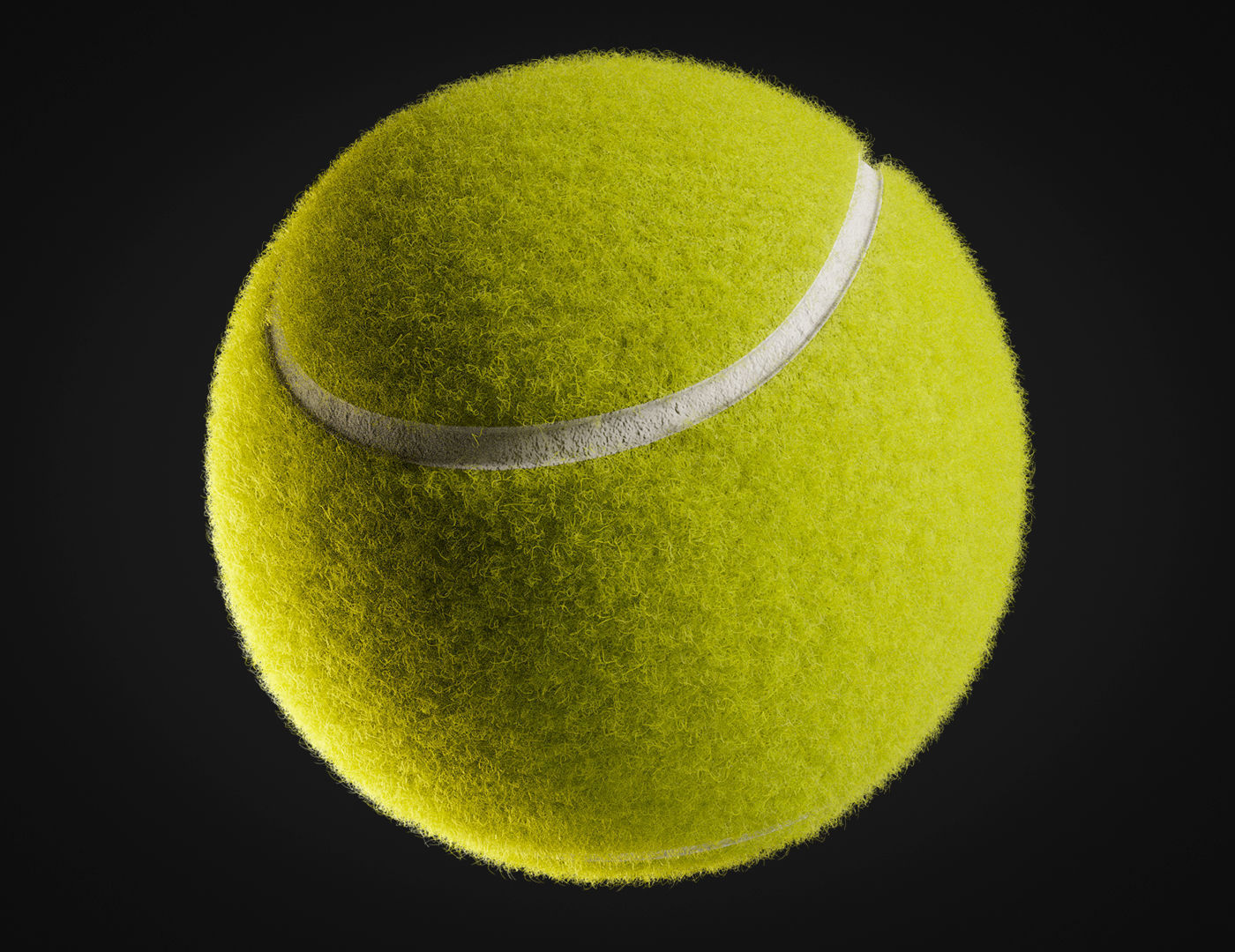 Tennis ball 3D model_8