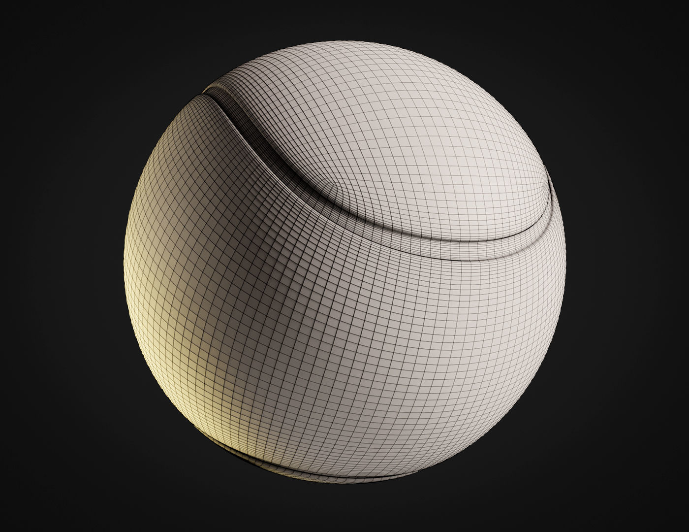 Tennis ball 3D model_17