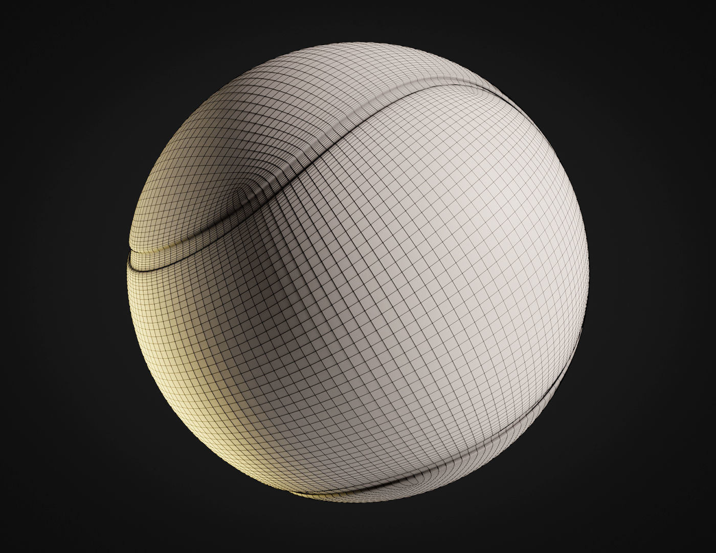 Tennis ball 3D model_15
