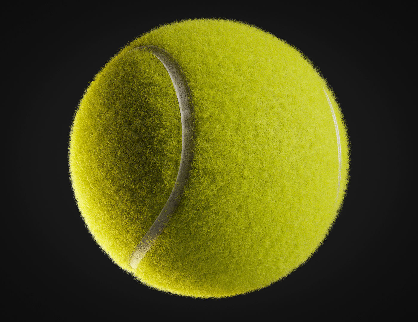 Tennis ball 3D model_5