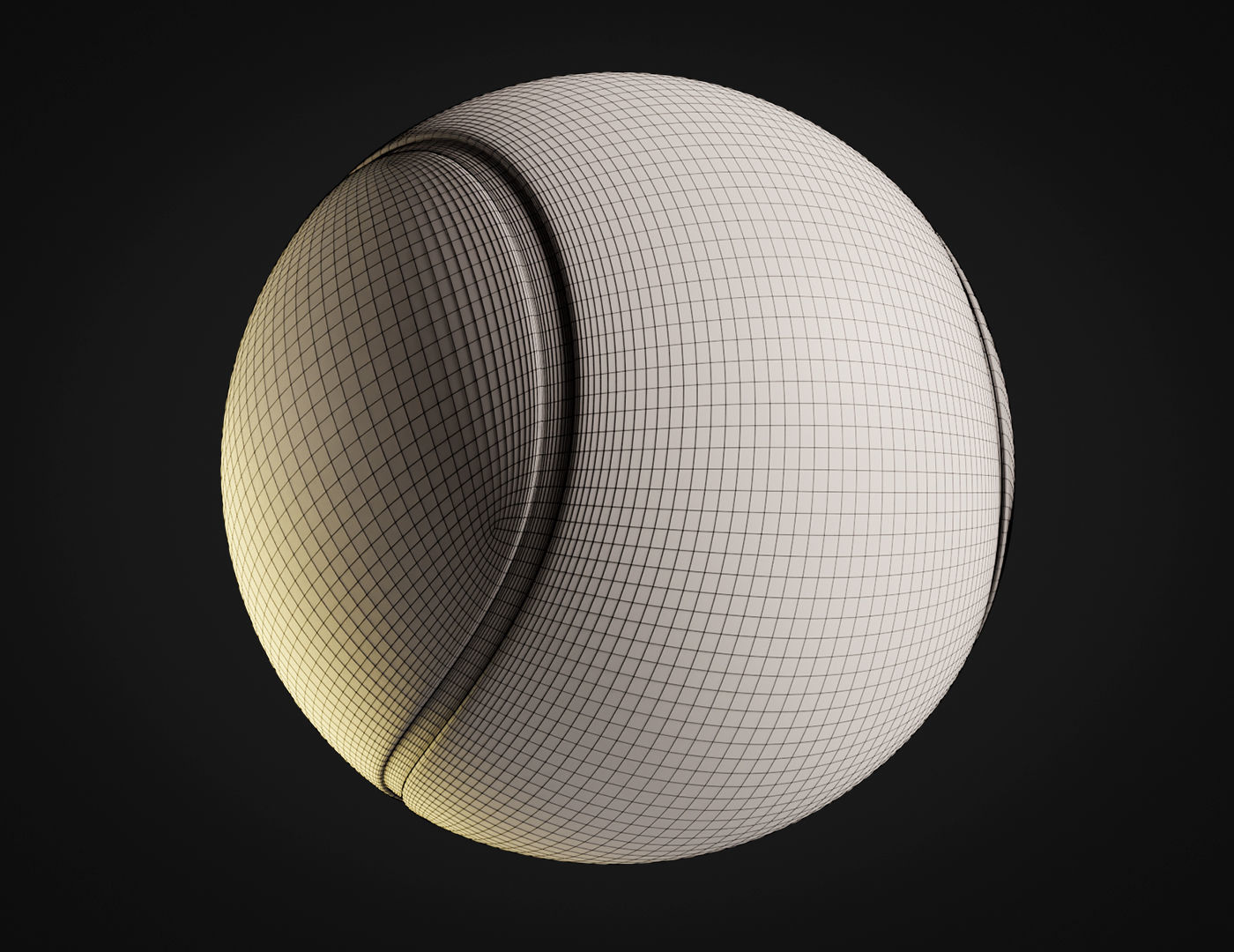 Tennis ball 3D model_13