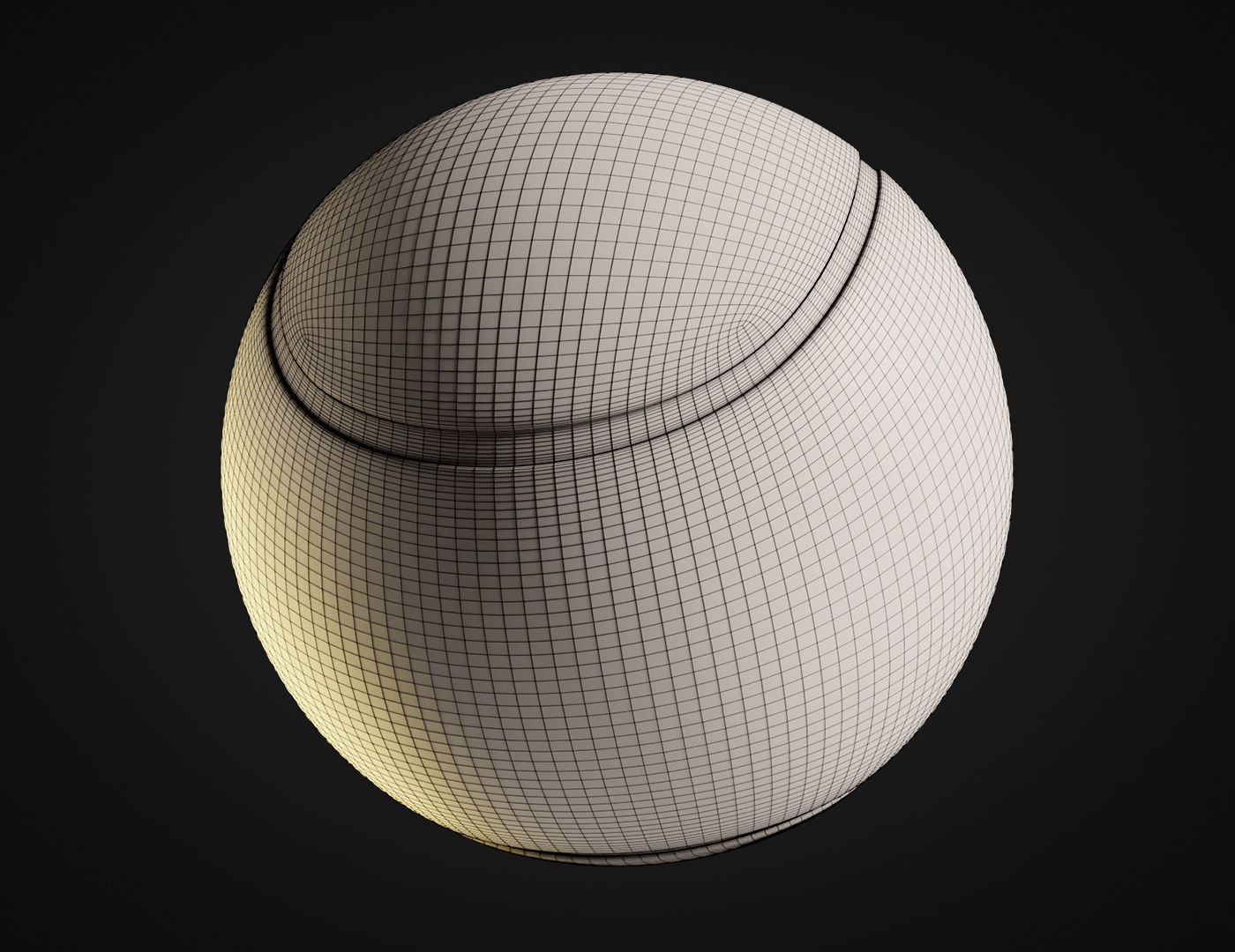Tennis ball 3D model_16