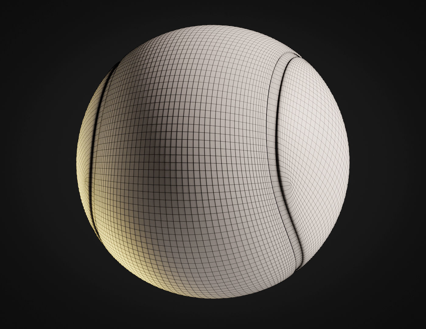 Tennis ball 3D model_12