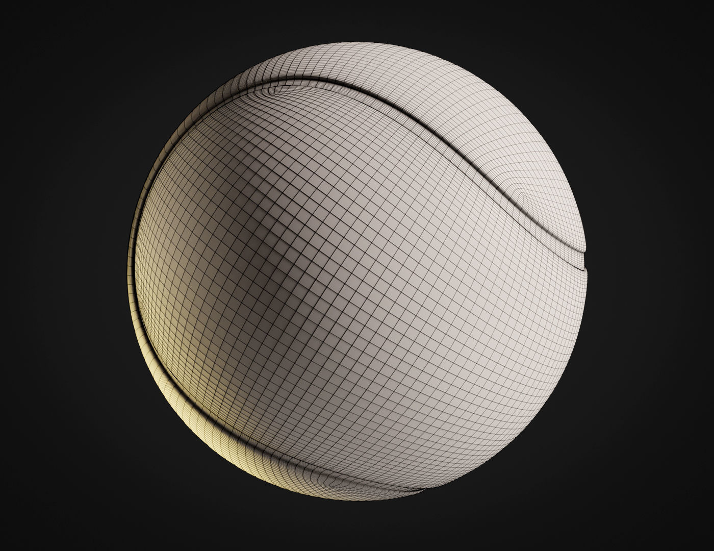 Tennis ball 3D model_10