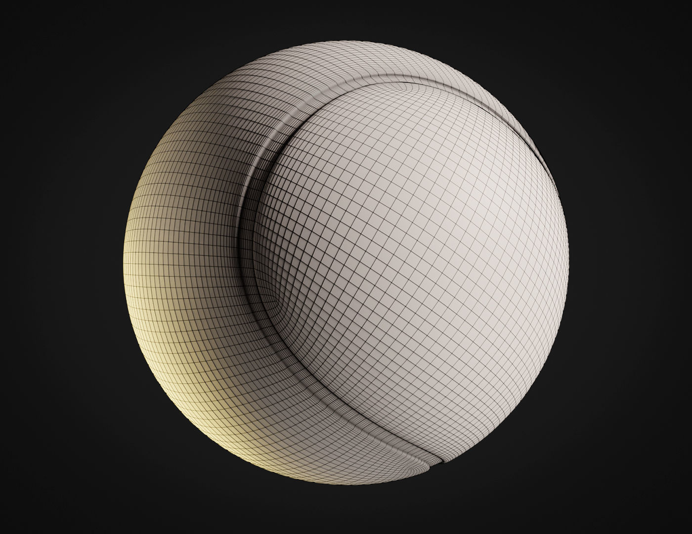 Tennis ball 3D model_11