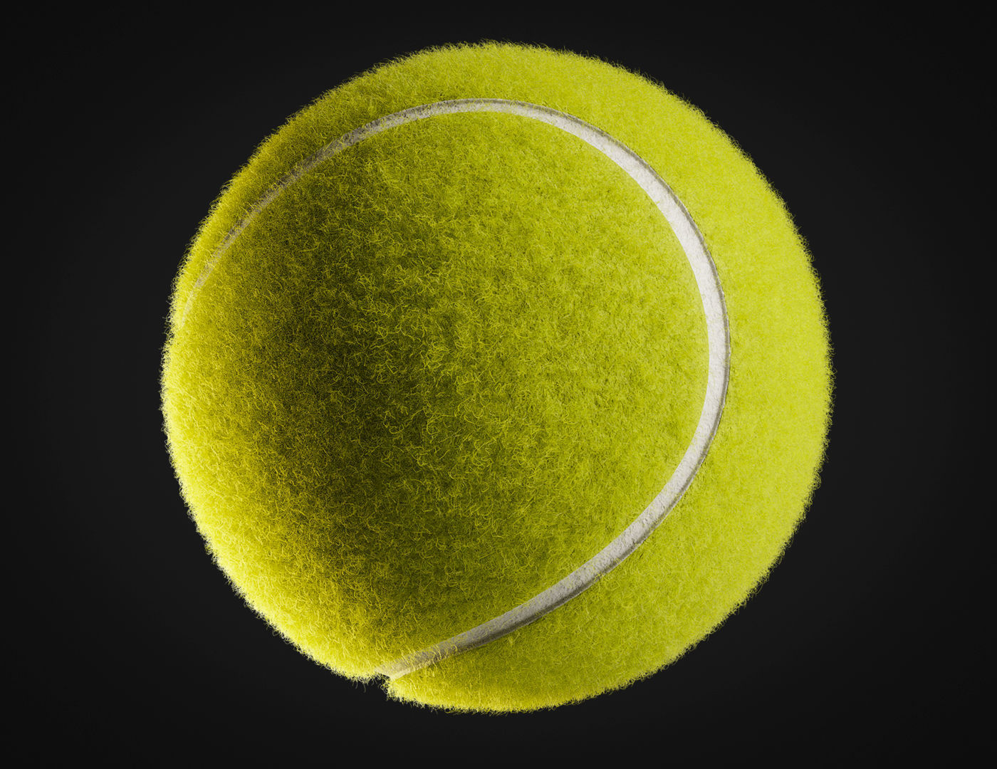 Tennis ball 3D model_6