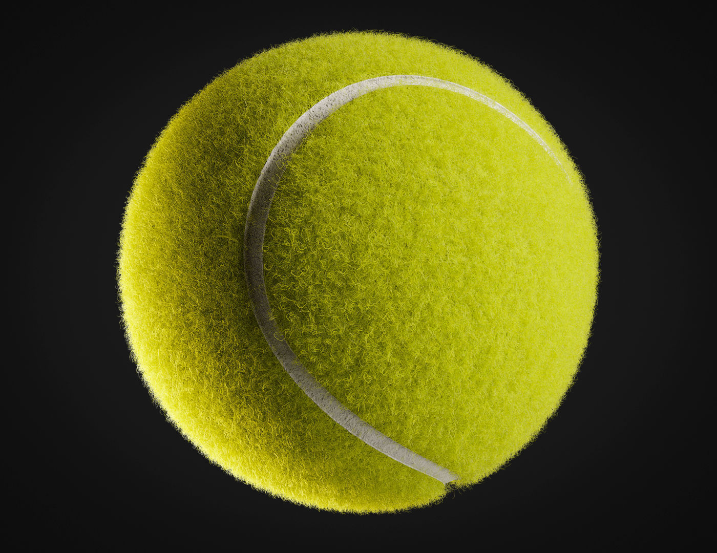 Tennis ball 3D model_3