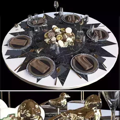 Lux table setting