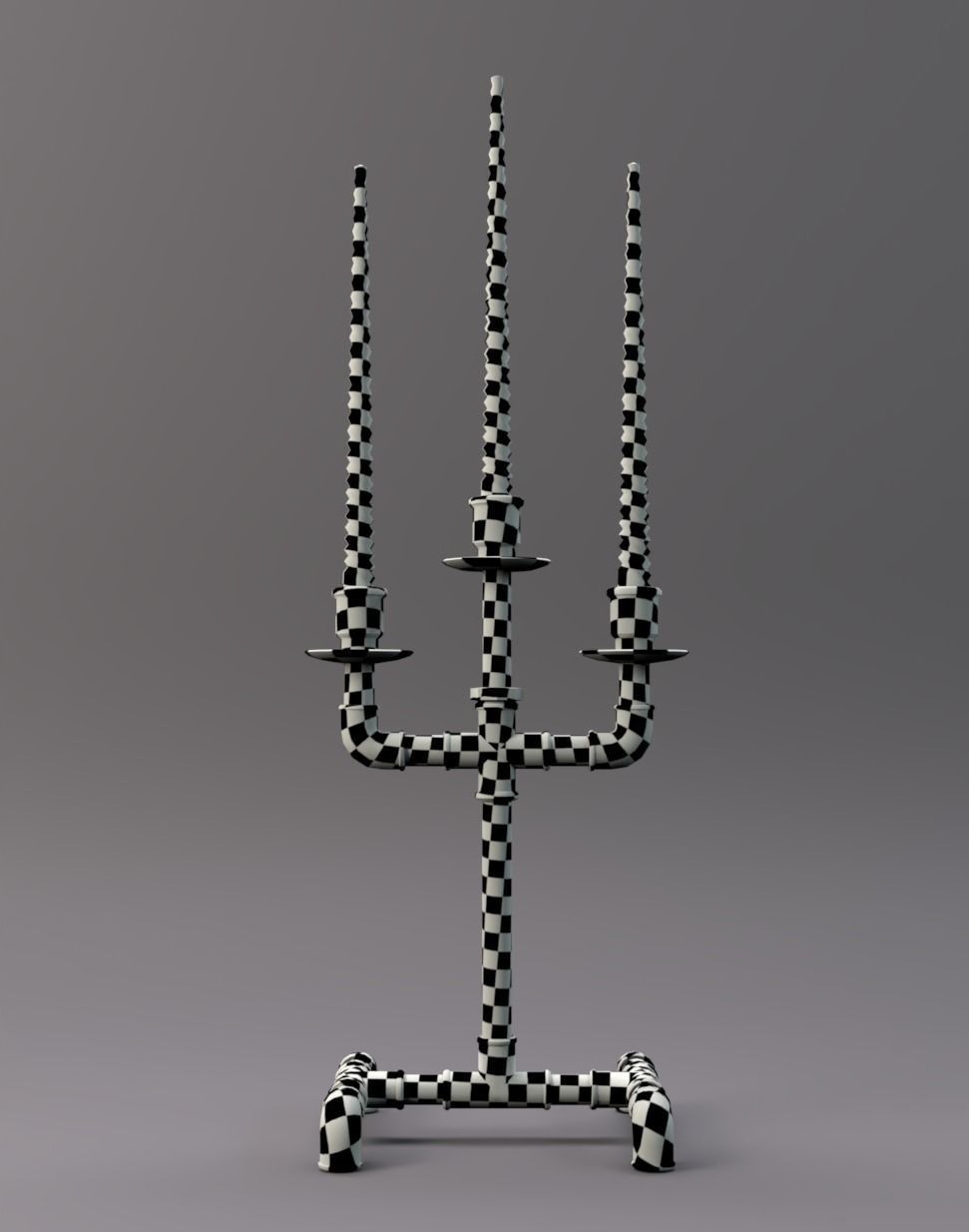 Candlestick LOFT 3D model_4