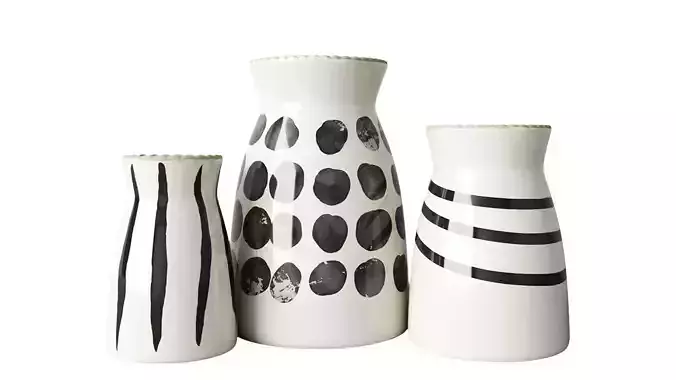 Hand Painted Vases - Accessories
