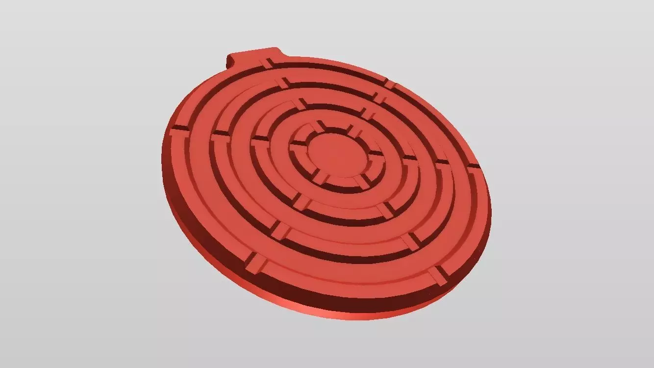 QI WIRELESS CHARGER STYLE 4 3D print model_0