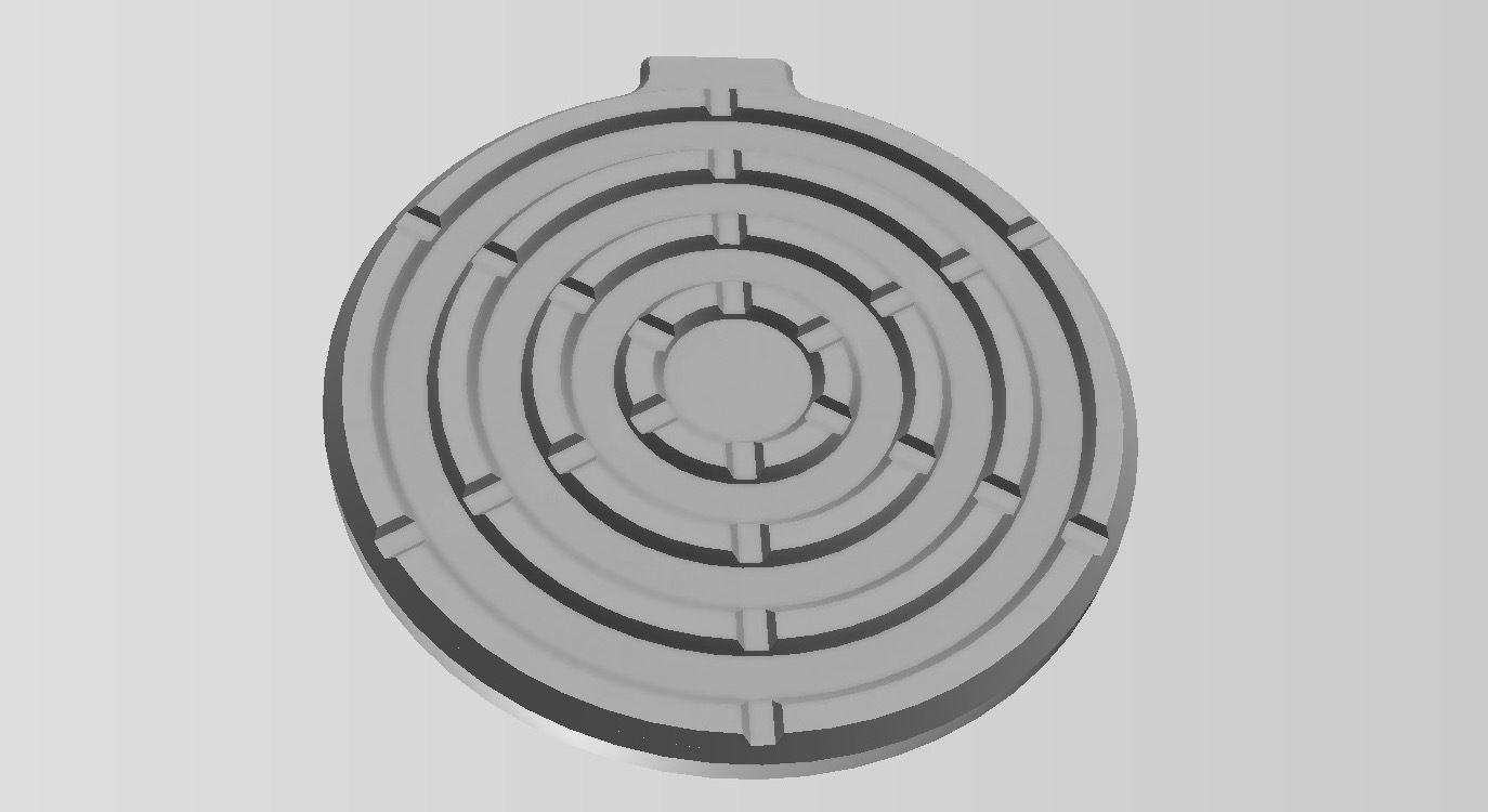 QI WIRELESS CHARGER STYLE 4 3D print model_1