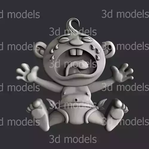 3d STL models for CNC router baby 3D model