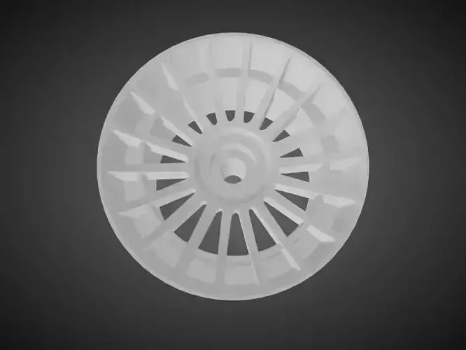 Rotiform LAS-R rims for Hot Wheels 3D print model